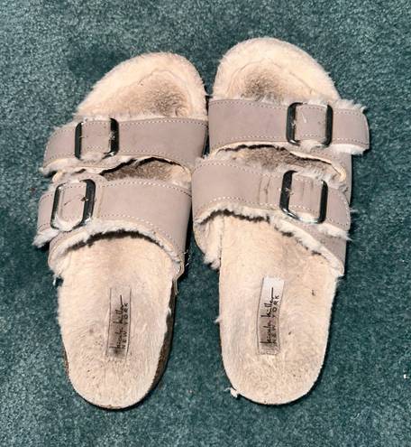 Nicole Miller Faux Birkenstock Sandals