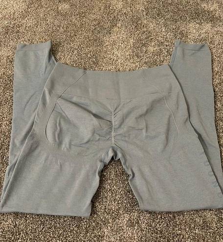 Youngla Athletic Leggings Blue Size M