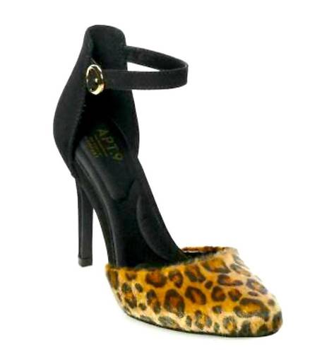 Apt. 9  Leopard Print Faux Suede 4” Heels Size 7 1/2 NWOT