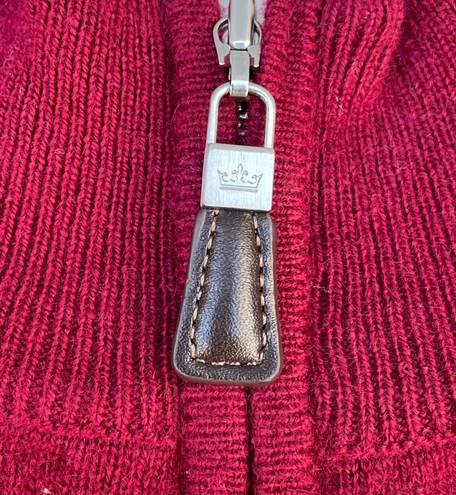 Peter Millar Brand New  Red Cashmere Vest Sweater