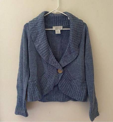 United States Sweaters United States Sweater | Blue Knit Cardigan Sweater