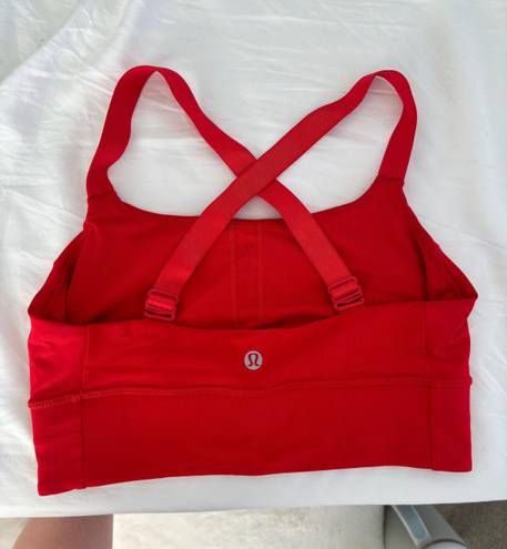 Lululemon Red Sports Bra