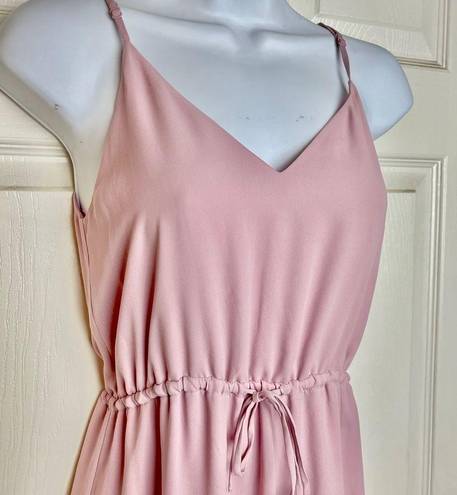 Babaton Aritzia  Casimir Pastel Pink Mini Slip Dress