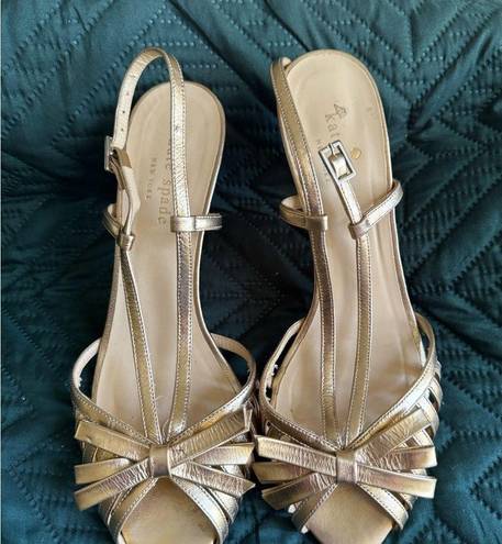 Kate Spade  Shoes |  Strappy Open Toe And Heel Slip On High Heels, Size 7 1/2