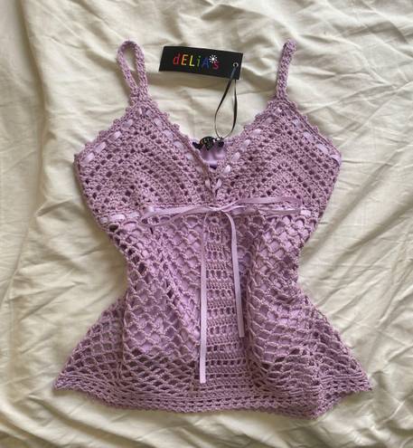 Dolls Kill DELIA CROCHET TANK