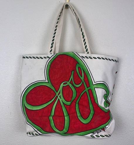 Brighton  Joy Holiday Tote Bag Purse Christmas Xmas