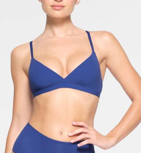 SKIMS NWT  Fits Everybody Crossover Bralette Sapphire Size 2X