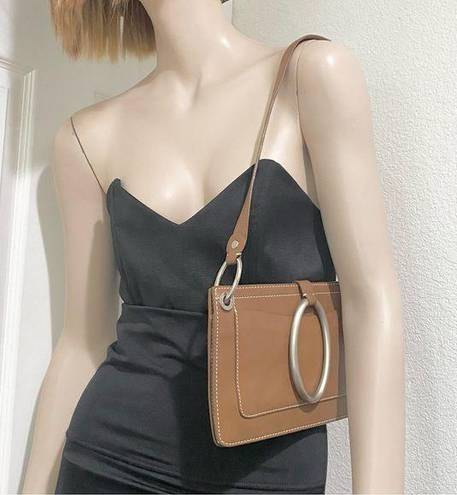 DKNY Vintage  Y2K Tan Leather Shoulder Bag