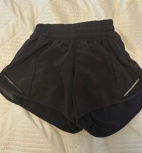 Lululemon Hotty Hot Shorts 4” Black