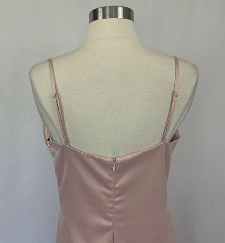 Laundry by Shelli Segal  Women's Formal Dress Size 12 Pink Satin Sleeveless Gown