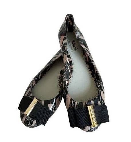 Melissa  x Jason Wu Logo Bow Flats Sz US 5