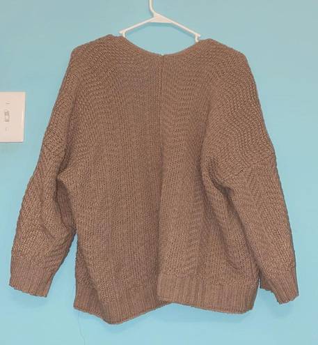light brown cardigan sweater Size M