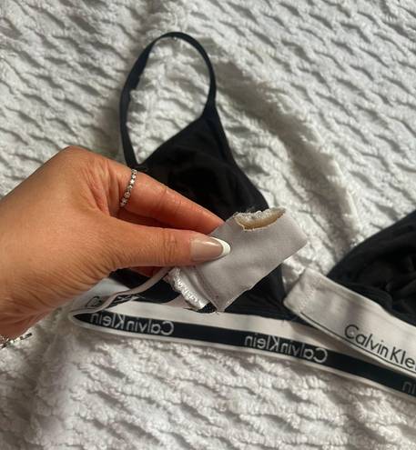 Calvin Klein Black Bralette