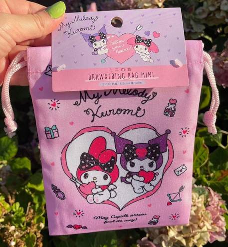 Sanrio  Pink And Purple Small Drawstring Bag