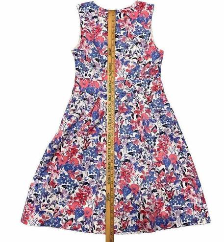 Charter Club Charter Blue Pink White Floral Club Casual dress