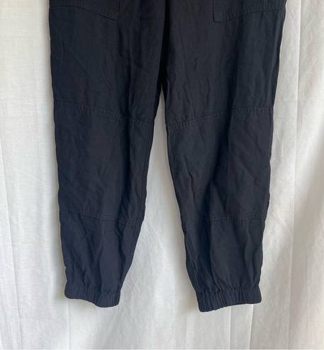 Theory ankle joggers black viscose size 6