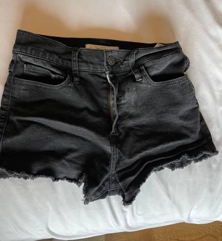 Abercrombie & Fitch Black Denim Shorts