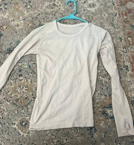 Lululemon White Long Sleeve