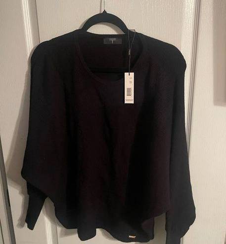 Tahari  black crop sweater