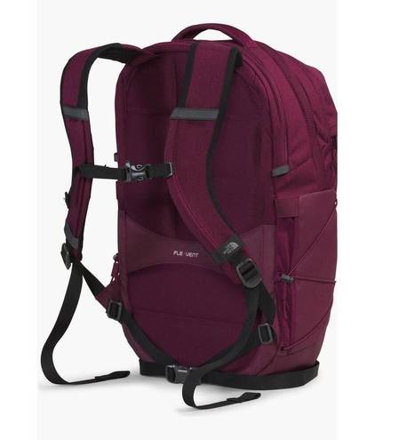 The North Face Borealis Boysenberry Heather Fiery Red Backpack One Size NWT