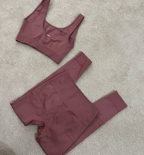 Fabletics Gym Bra + Legging Matching Set