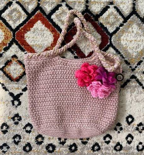 The Sak  Crochet Pink Bag