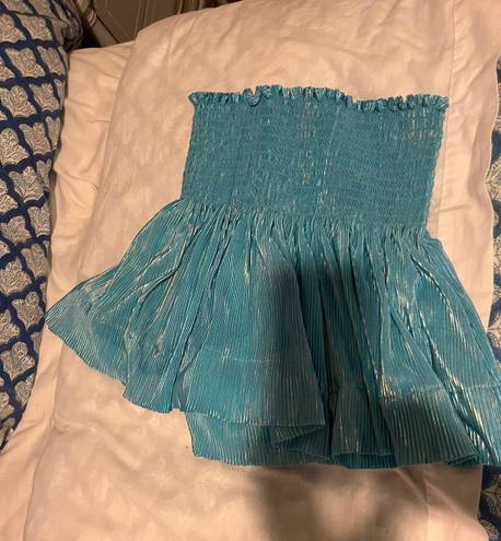 Queen Of Sparkles Swing Shorts Blue Size XS