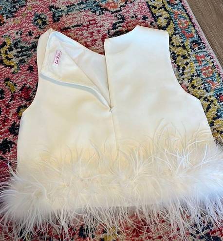 White Feather Top