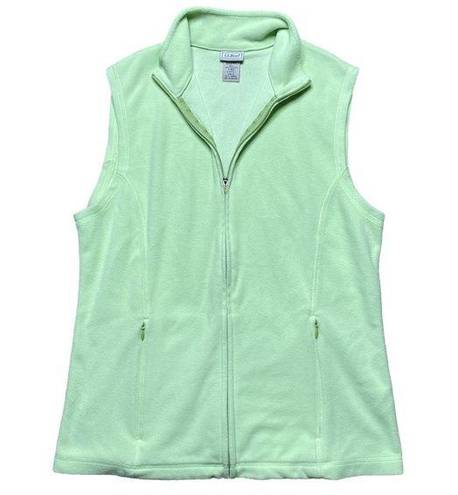 L.L.Bean  Classic Fleece Vest Lime Green Small