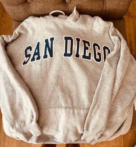 San Diego Oversized Hoodie Gray Size M