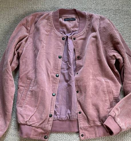 Brandy Melville Pink Corduroy Jacket