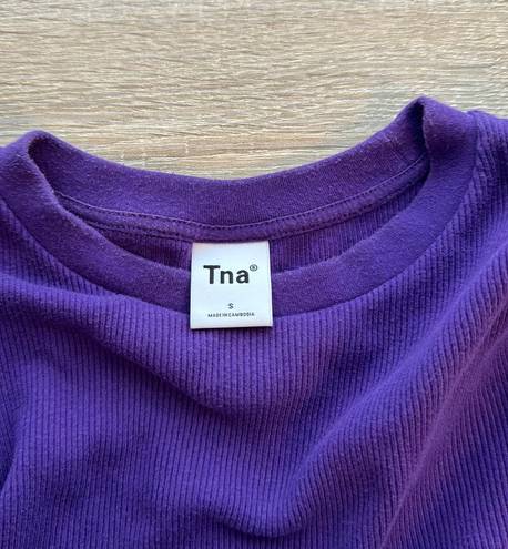 Aritzia Baby Tee In Purple