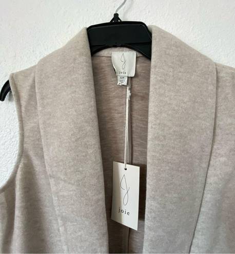 Joie  NWT Long Sleeveless Open Cardigan Duster Sweater Sz small