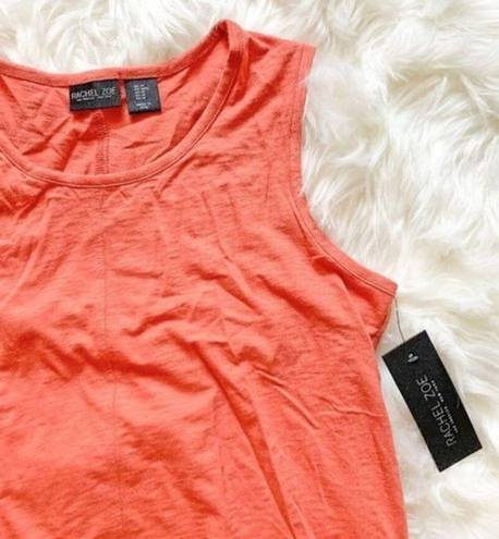 Rachel Zoe  Orange Sleeveless Blouse Tank Top Medium