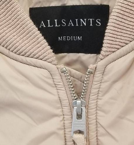 ALLSAINTS 💕💕 Tyne Bomber Jacket ~ Dusty Pink