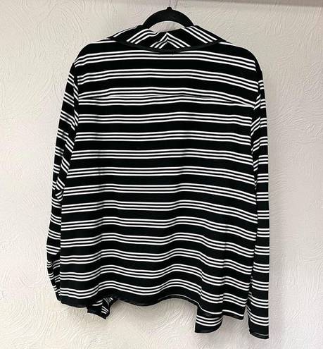 Dress Barn  stripe cardigan sz3X