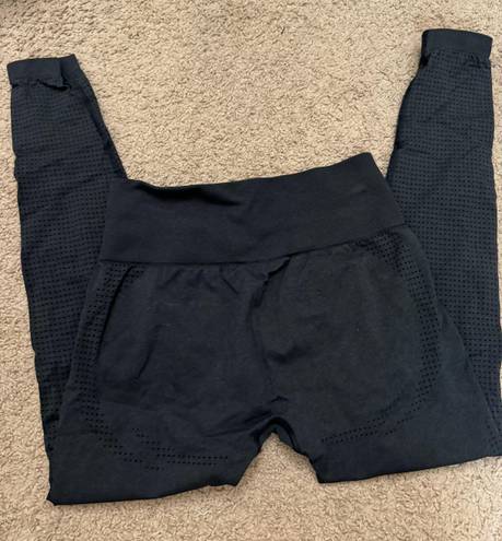 Gymshark Womens Black High Waisted Seamless Leggings  Size Medium