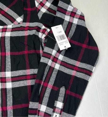 Airwalk NWT  100% cotton Flannel black red white Large