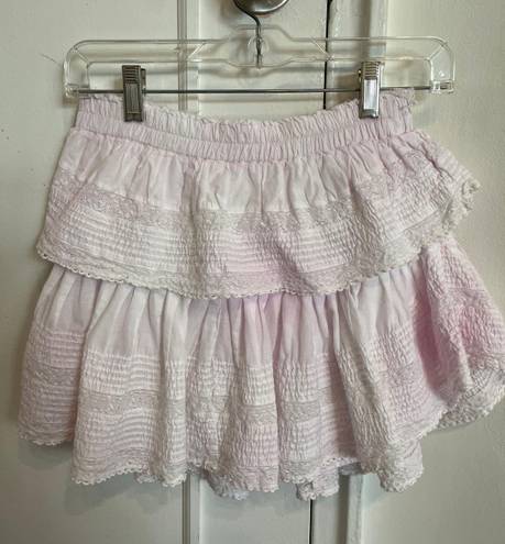 Love Shack Fancy Ruffle Mini Skirt