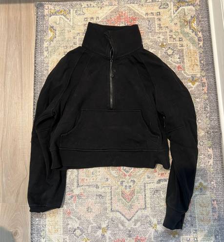 Lululemon Black Scuba Zip-Up