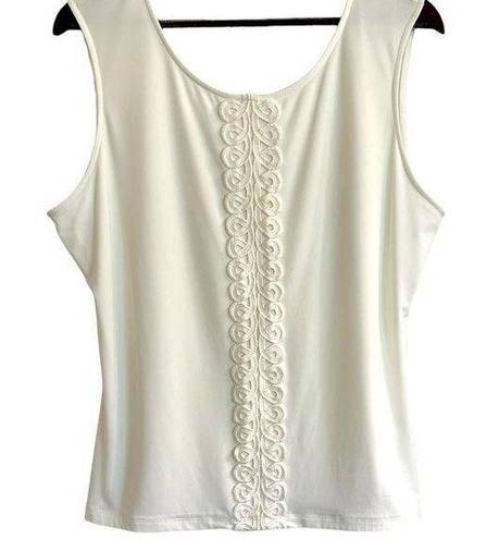 Tommy Hilfiger  white sleeveless blouse women XL