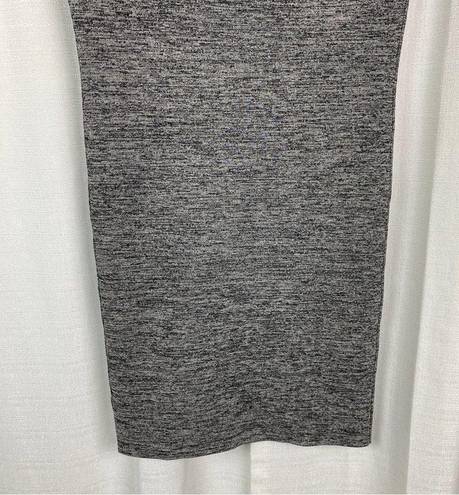 Halston Heritage  Heather Gray Fitted Sweater Dress Sz.M NWT