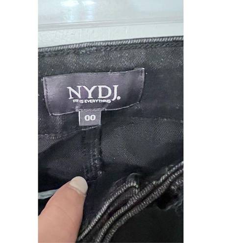 NYDJ  JEANS MARILYN STRAIGHT LIFTXTUCK TECHNOLOGY DARK JEANS SIZE 00 NEW P1-155