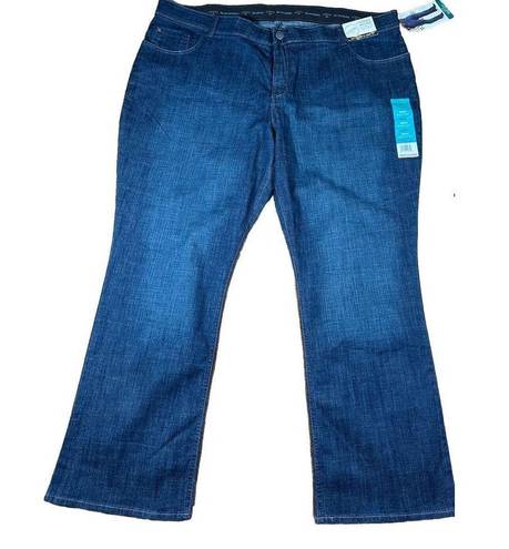 Lee Riders By  Flexible Waistband Mid rise Bootcut Jeans  Womens Size 26w Blue