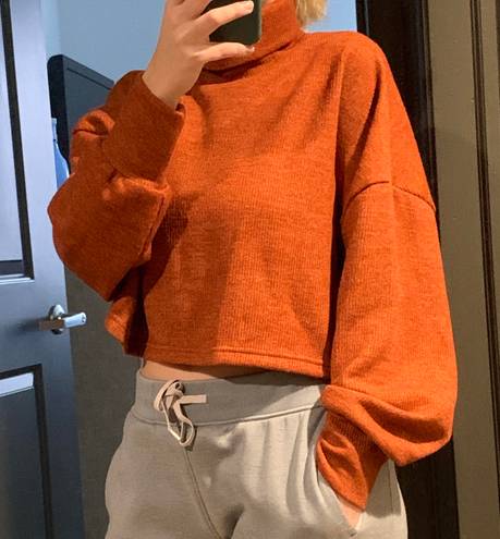 SheIn Burnt Orange Sweater 