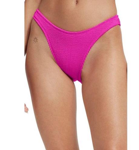 Good American NWT  Women’s Fuschia Pink Swimsuit Bikini Set Size 3/4 US Large