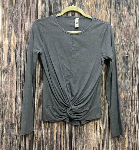 All In Motion Grey Knotted Long Sleeve