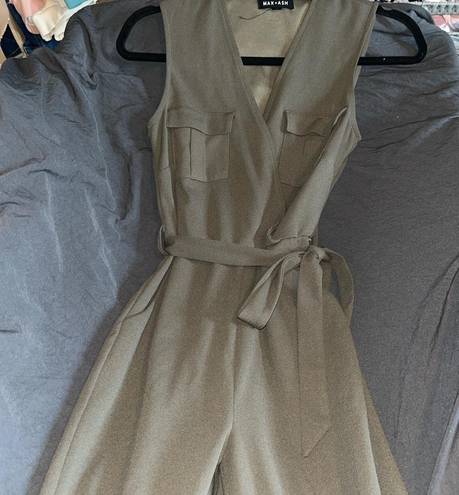 Nordstrom Max Ash Olive Green Jumpsuit