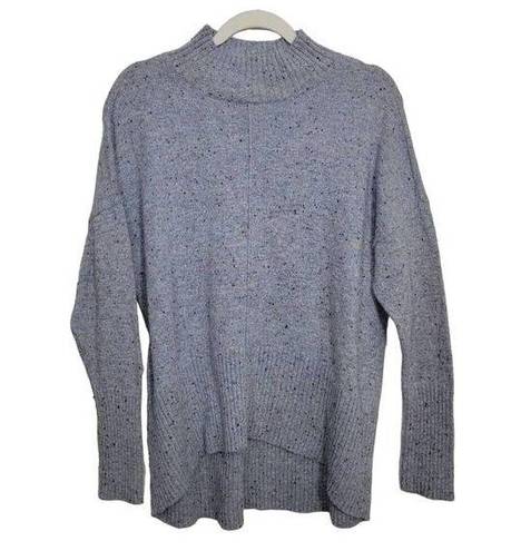 a.n.a . A New Approach Womens Medium Pullover Long Sleeve Blue Tweed Sweater