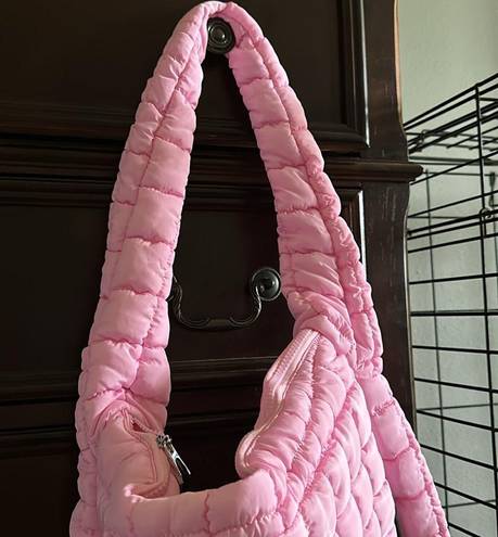 NWT quilted pink Carryall bag